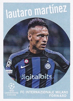 Lautaro Martinez Internazionale Milano Topps UEFA Club Competitions 2022/23 1959 Topps #59-30
