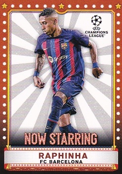 Raphinha FC Barcelona Topps UEFA Club Competitions 2022/23 Now Starring #NS-04