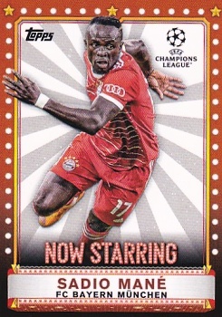 Sadio Mane Bayern Munchen Topps UEFA Club Competitions 2022/23 Now Starring #NS-05