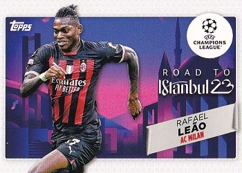 Rafael Leao A.C. Milan Topps UEFA Club Competitions 2022/23 Road to the Final #RF-01