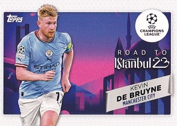 Kevin De Bruyne Manchester City Topps UEFA Club Competitions 2022/23 Road to the Final #RF-14