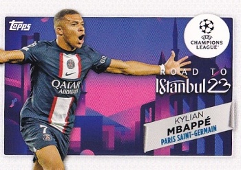Kylian Mbappe Paris Saint-Germain Topps UEFA Club Competitions 2022/23 Road to the Final #RF-16