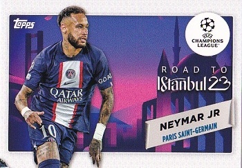 Neymar Jr Paris Saint-Germain Topps UEFA Club Competitions 2022/23 Road to the Final #RF-17
