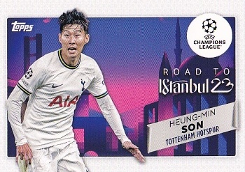 Heung-min Son Tottenham Hotspur Topps UEFA Club Competitions 2022/23 Road to the Final #RF-19