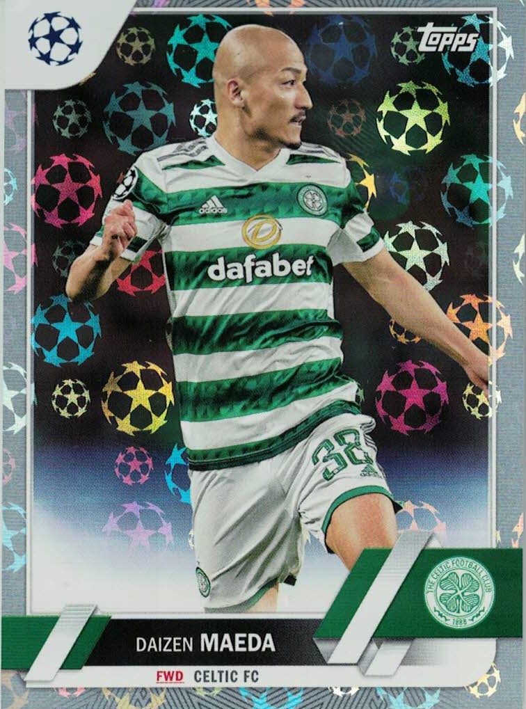 Daizen Maeda Celtic Glasgow Topps UEFA Club Competitions 2022/23 Starball Foil #31