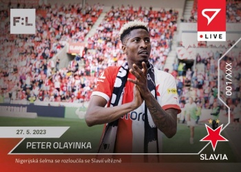 Peter Olayinka Slavia Praha FORTUNA:LIGA 2022/23 LIVE /85 #L-115