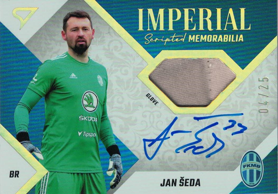 Jan Seda Mlada Boleslav SportZoo FORTUNA:LIGA 2022/23 2. serie Imperial Scripted Memorabilia /25 #IM-SE