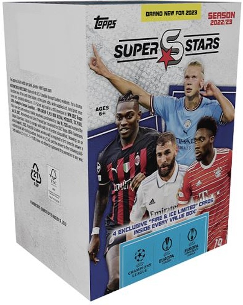 Topps UEFA Football Superstars 2022/23 Blaster Box Fotbalové karty