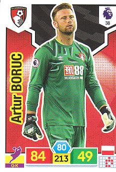 Artur Boruc AFC Bournemouth 2019/20 Panini Adrenalyn XL #38