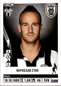 Miroslav Stoch PAOK FC samolepka Panini Greek Superleague 2013/14 #329