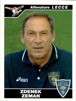 Zdenek Zeman Lecce samolepka Calciatori 2004/05 Panini #220