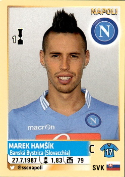 Marek Hamsik SSC Napoli samolepka Calciatori 2013/14 Panini #409