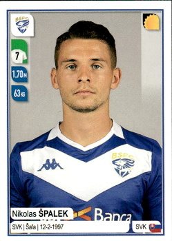 Nikolas Spalek Brescia samolepka Calciatori 2019/20 Panini #80