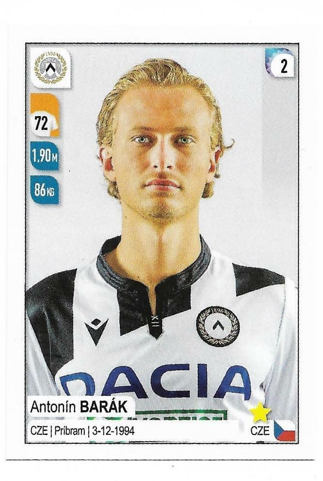 Antonin Barak Udinese samolepka Calciatori 2019/20 Panini #569