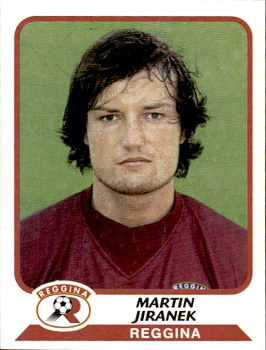 Martin Jiranek Reggina samolepka Calciatori 2003/04 Panini #318