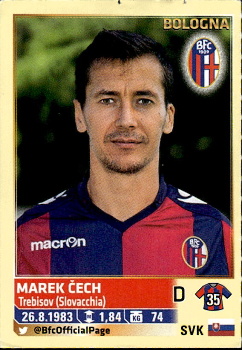 Marek Cech Bologna samolepka Calciatori 2013/14 Panini #54