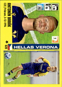 Antonin Barak Hellas Verona samolepka Calciatori 2021/22 Panini #176