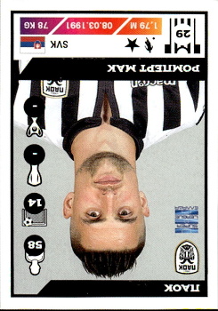 Robert Mak PAOK FC samolepka Panini Greek Superleague 2017/18 #324