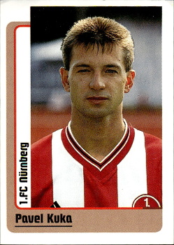 Pavel Kuka 1. FC Nurnberg samolepka Bundesliga Fussball 1999 #470
