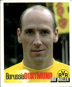 Jan Koller Borussia Dortmund samolepka Bundesliga Fussball 2002/03 #161