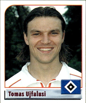 Tomáš Ujfaluši Hamburger SV samolepka Bundesliga Fussball 2002 #205