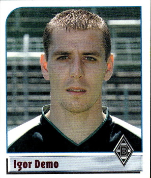 Igor Demo Borussia Monchengladbach samolepka Bundesliga Fussball 2002 #317
