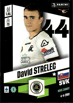 David Strelec Spezia samolepka Calciatori 2022/23 Panini #487