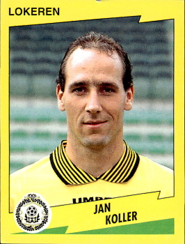 Jan Koller R.S.C. Lokeren samolepka Belgium Pro League 1998 #232