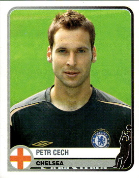 Petr Cech Chelsea samolepka Panini Champions of Europe 1955-2005 #129