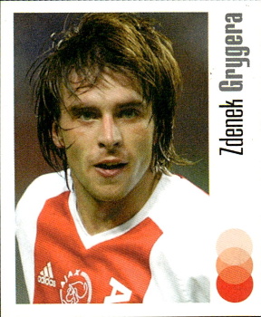 Zdenek Grygera AFC Ajax samolepka Voetbal 2004 Panini #28