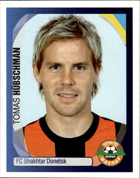 Tomas Hubschman Shakhtar Donetsk samolepka UEFA Champions League 2007/08 #387