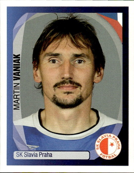 Martin Vaniak Slavia Praha samolepka UEFA Champions League 2007/08 #520