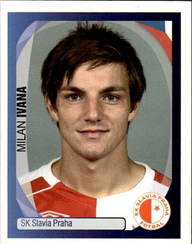 Milan Ivana Slavia Praha samolepka UEFA Champions League 2007/08 #534