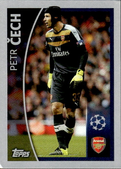 Petr Cech Arsenal FC samolepka UEFA Champions League 2015/16 #572