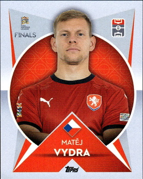 Matej Vydra Czech Republic samolepka Road to UEFA Nat. League Finals 2023 #66
