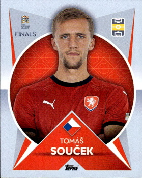 Tomas Soucek Czech Republic samolepka Road to UEFA Nat. League Finals 2023 #109