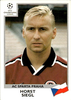 Horst Siegl Sparta Praha samolepka UEFA Champions League 1999/00 #255