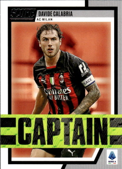 Davide Calabria A.C. Milan Panini Score Serie A 2022/23 Captain #CPT1