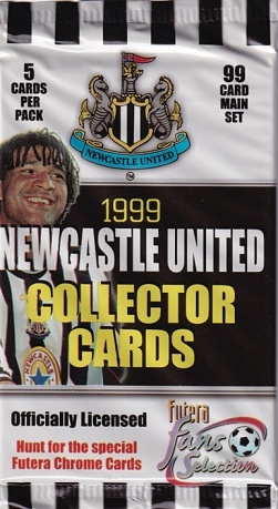 Futera Premier League Newcastle United 1999 Balíček Fotbalové karty