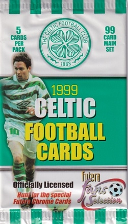 Futera Premier League Celtic 1999 Balíček Fotbalové karty