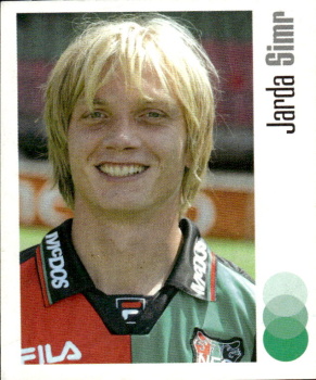 Jarda Simr NEC Nijmegen samolepka Voetbal 2004 Panini #92
