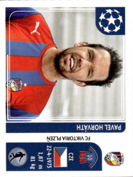 Pavel Horvath FC Viktoria Plzen samolepka UEFA Champions League 2011/12 #539