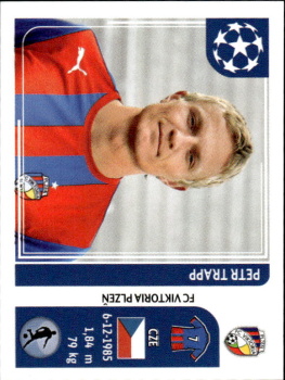 Petr Trapp FC Viktoria Plzen samolepka UEFA Champions League 2011/12 #543