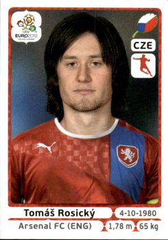 Tomas Rosicky Czech Republic samolepka EURO 2012 #155