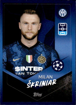 Milan Skriniar Internazionale Milano samolepka UEFA Champions League 2021/22#287