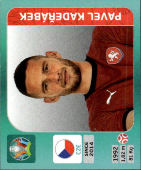 Pavel Kaderabek Czech Republic samolepka EURO 2020 Tournament edition #371