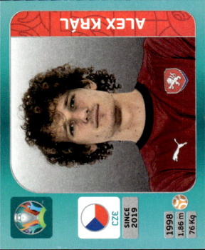 Alex Kral Czech Republic samolepka EURO 2020 Tournament edition #377