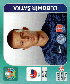 Lubomir Satka Slovakia samolepka EURO 2020 Tournament Edition #478