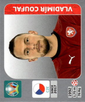 Vladimir Coufal Czech Republic samolepka EURO 2020 Tournament edition #386