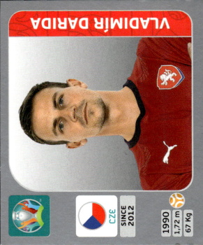 Vladimir Darida Czech Republic samolepka EURO 2020 Tournament edition #390